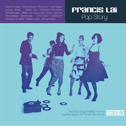 Cover of Pop Story (The Best Psychedelic Themes by the Master of French Film Music)