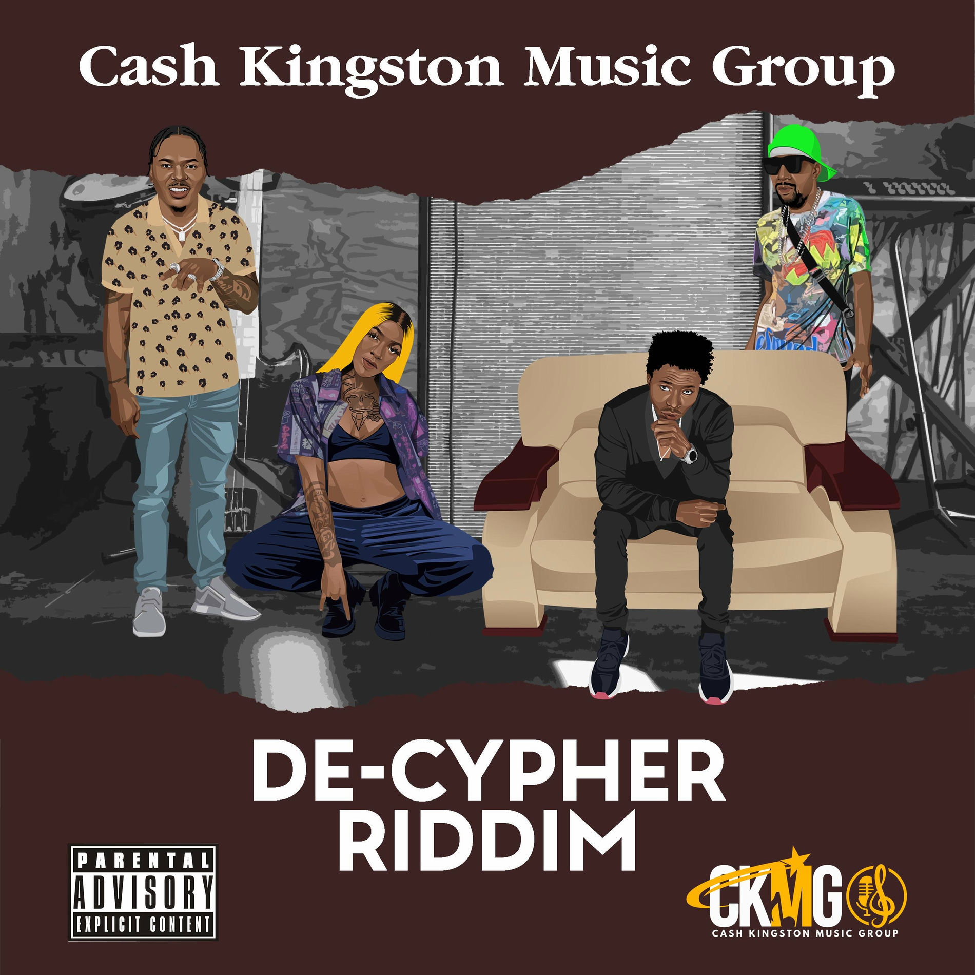 Album cover of DE-CYPHER-RIDDIM