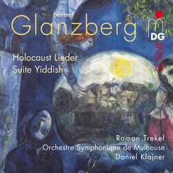 Cover of Glanzberg: Holocaust Lieder, Suite Yiddish