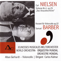 Cover of Carl Nielsen: Symphony No.4 - Samuel Barber: Concerto for Cello and Winds by undefined