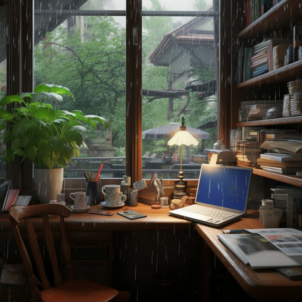 Picture of Raindrop Productivity Cadence: Rain's Office Symphony