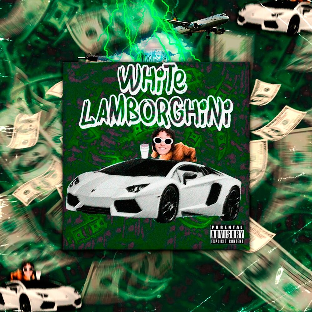 Picture of White Lamborghini