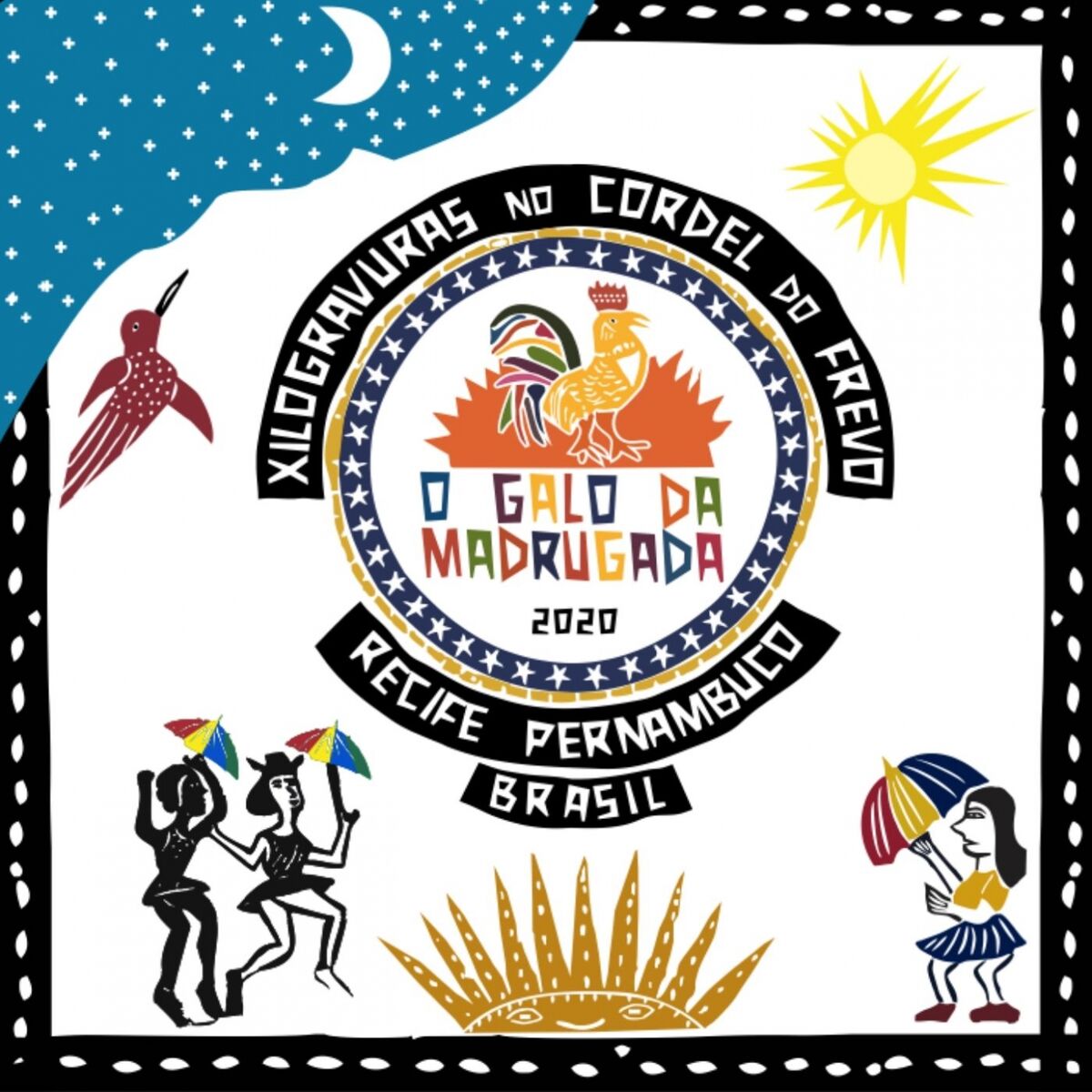 Album cover of Xilogravuras no Cordel do Frevo, 2020 (Recife, Pernambuco, Brasil)