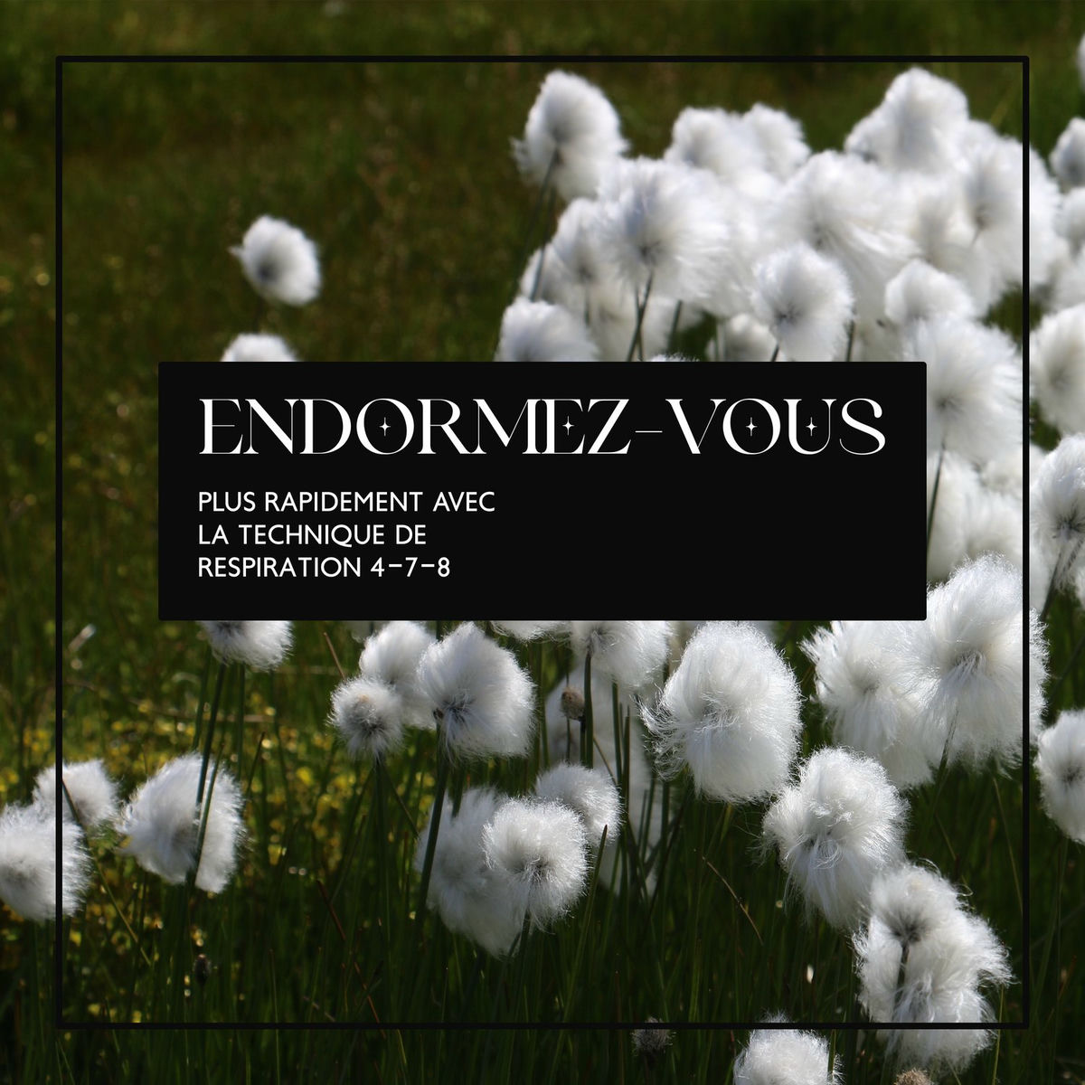 Album cover of Endormez-vous plus rapidement avec la technique de respiration 4-7-8
