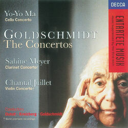 Cover of Goldschmidt: Cello Concerto/Clarinet Concerto/Violin Concerto