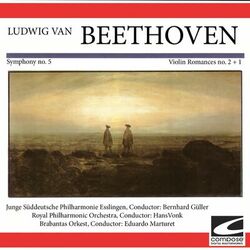 Cover of Beethoven: Symphony no. 5 , Violin Romanaces no. 2 + 1