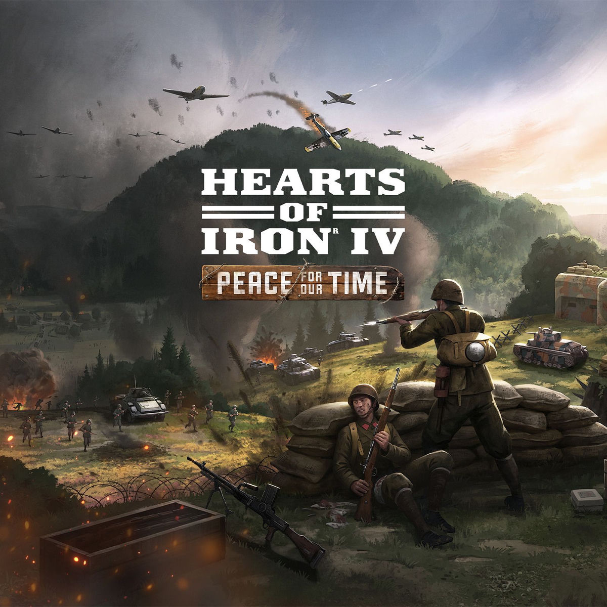 Album cover of Hearts of Iron IV - Peace For Our Time (Original Game Soundtrack)