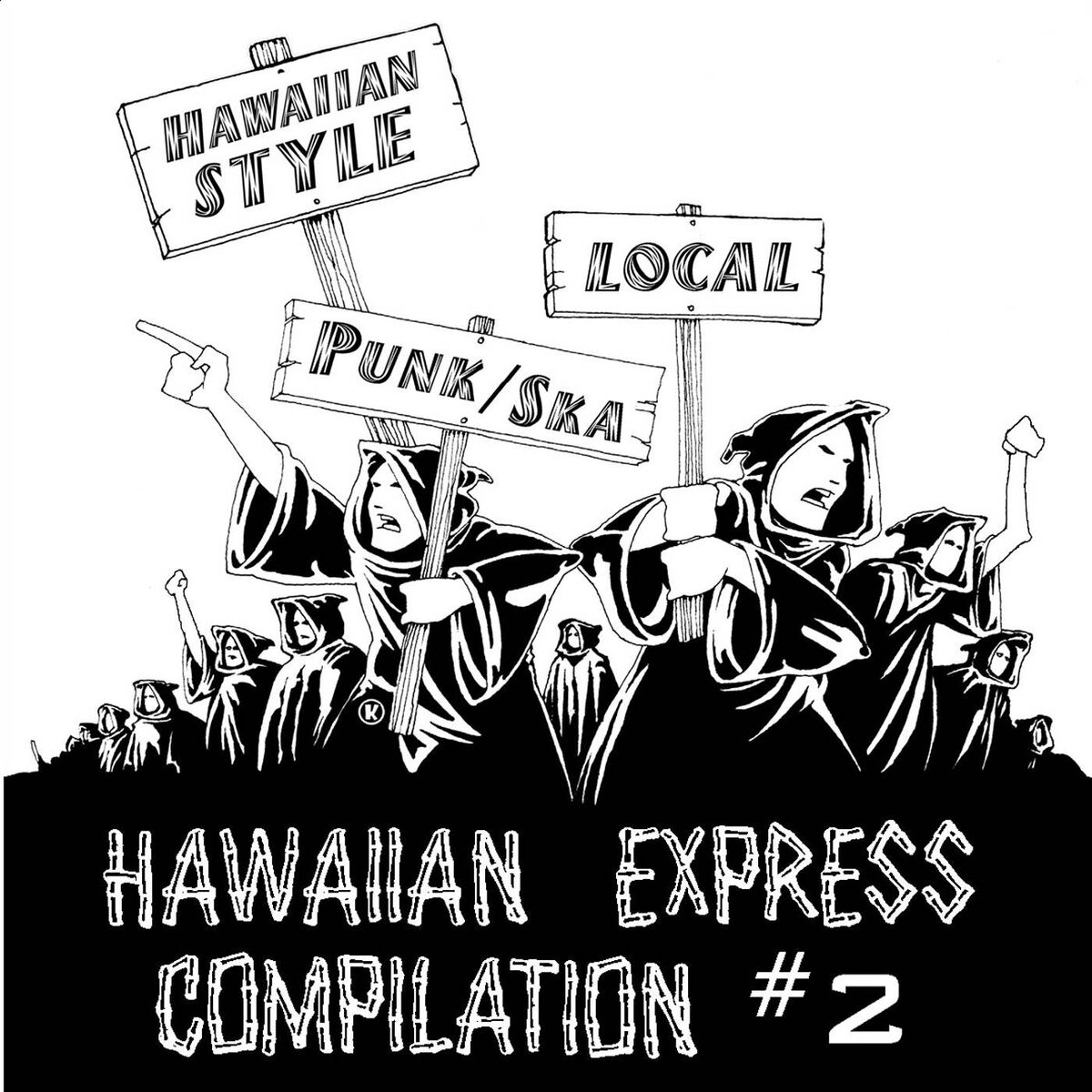 Album cover of Hawaiian-Style Local Punk / Ska, Vol. 2 (Hawaiian Express Compilation #2)