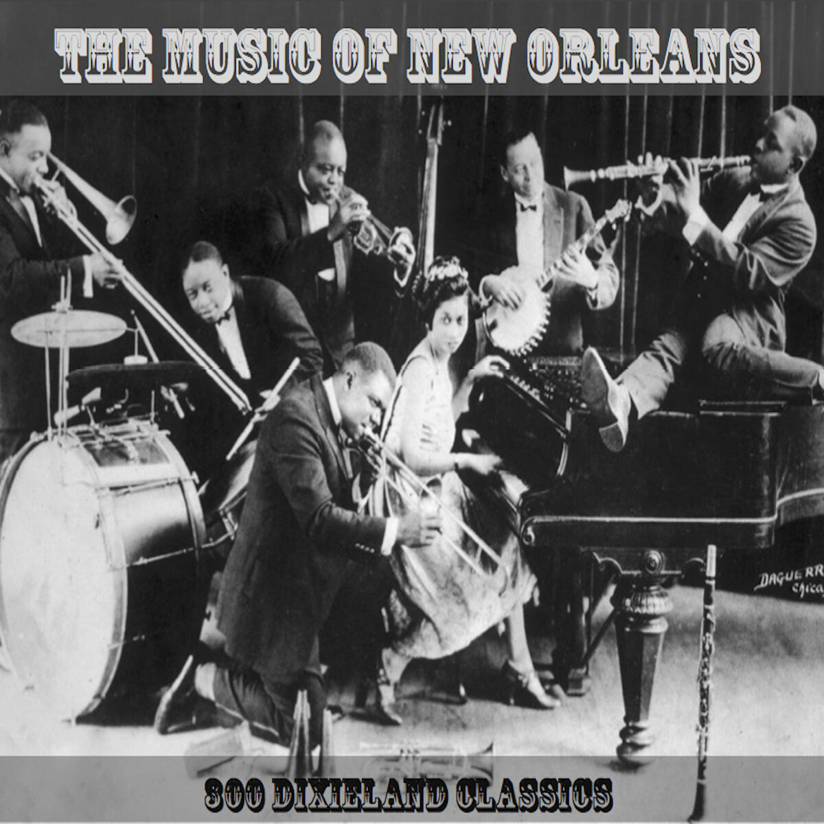 Album cover of The Music of New Orleans 300 Dixieland Classics