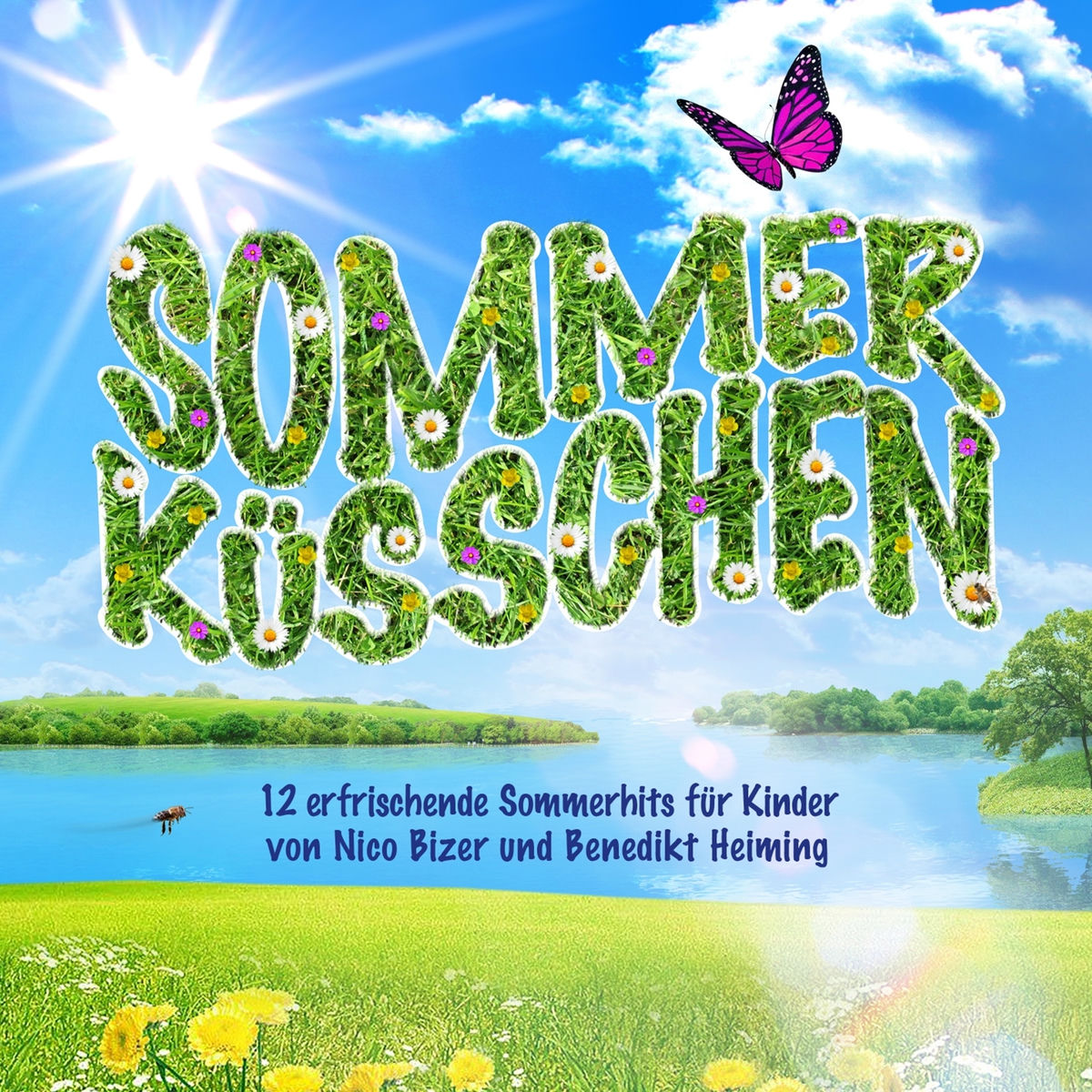 Album cover of Sommerküsschen (12 erfrischende Sommerhits für Kinder)