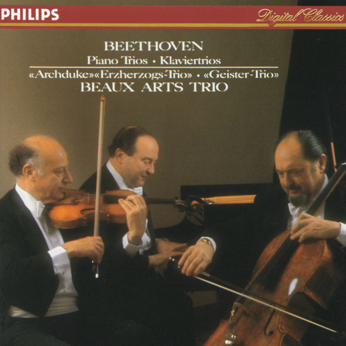 Album cover of Beethoven: Piano Trio in B flat; Piano Trio in D