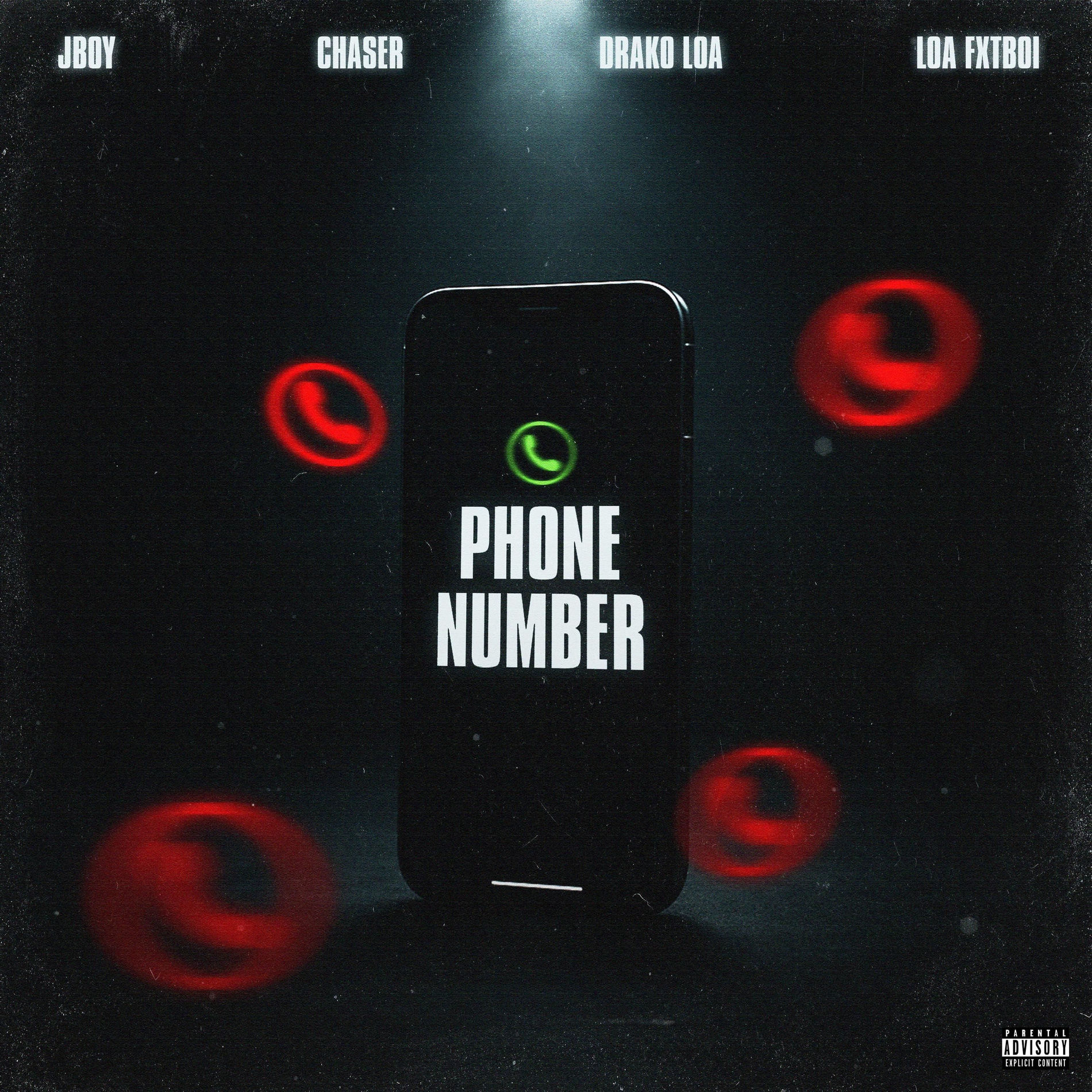 Album cover of Phone number (feat. Jboy, Chaser & LOA Fxtboi)