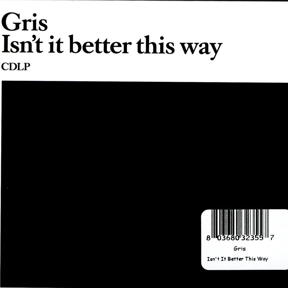 Picture of Isn't it better this way