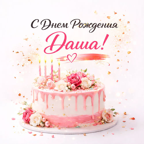 С днем рождения Даша