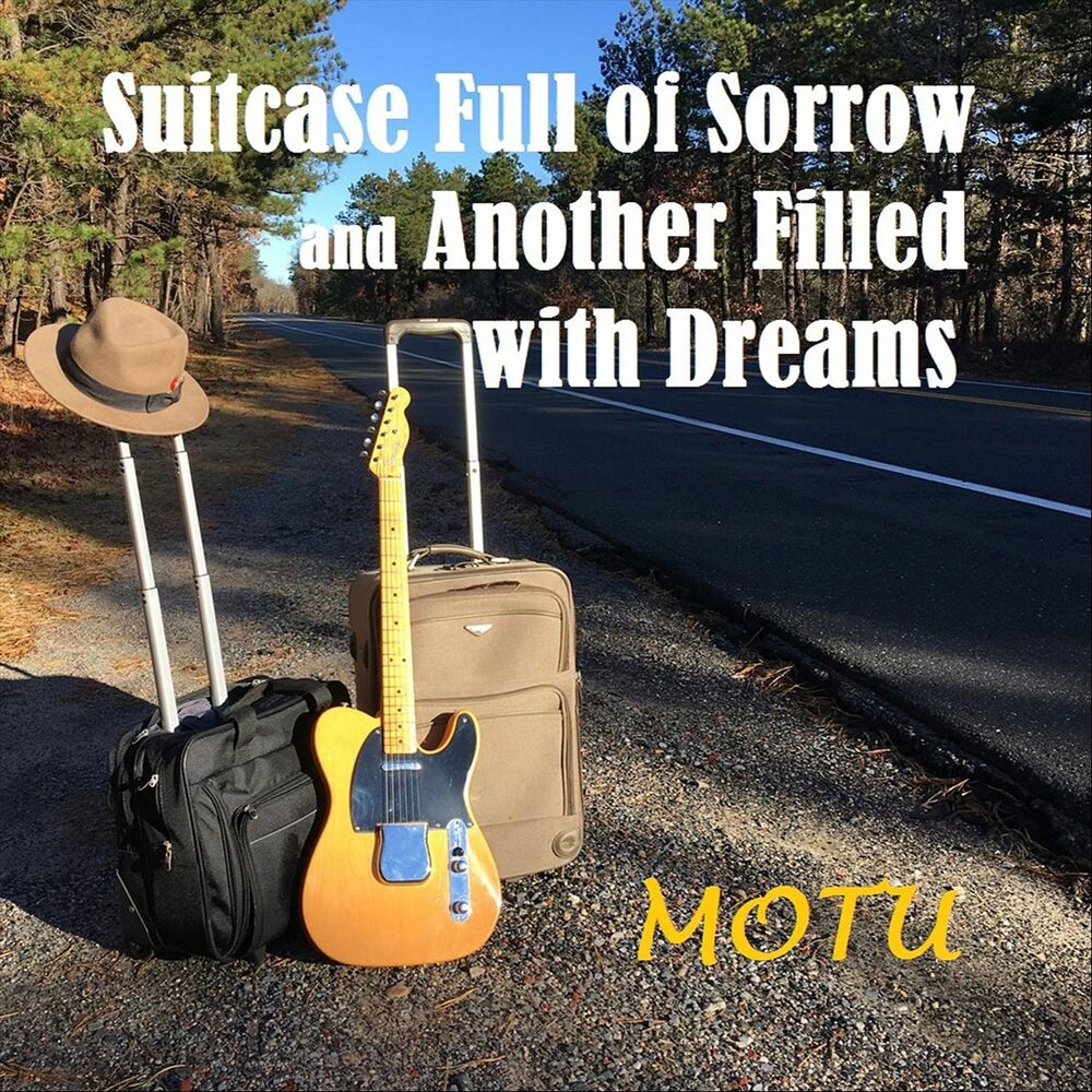 Picture of Suitcase Full of Sorrow and Another Filled with Dreams