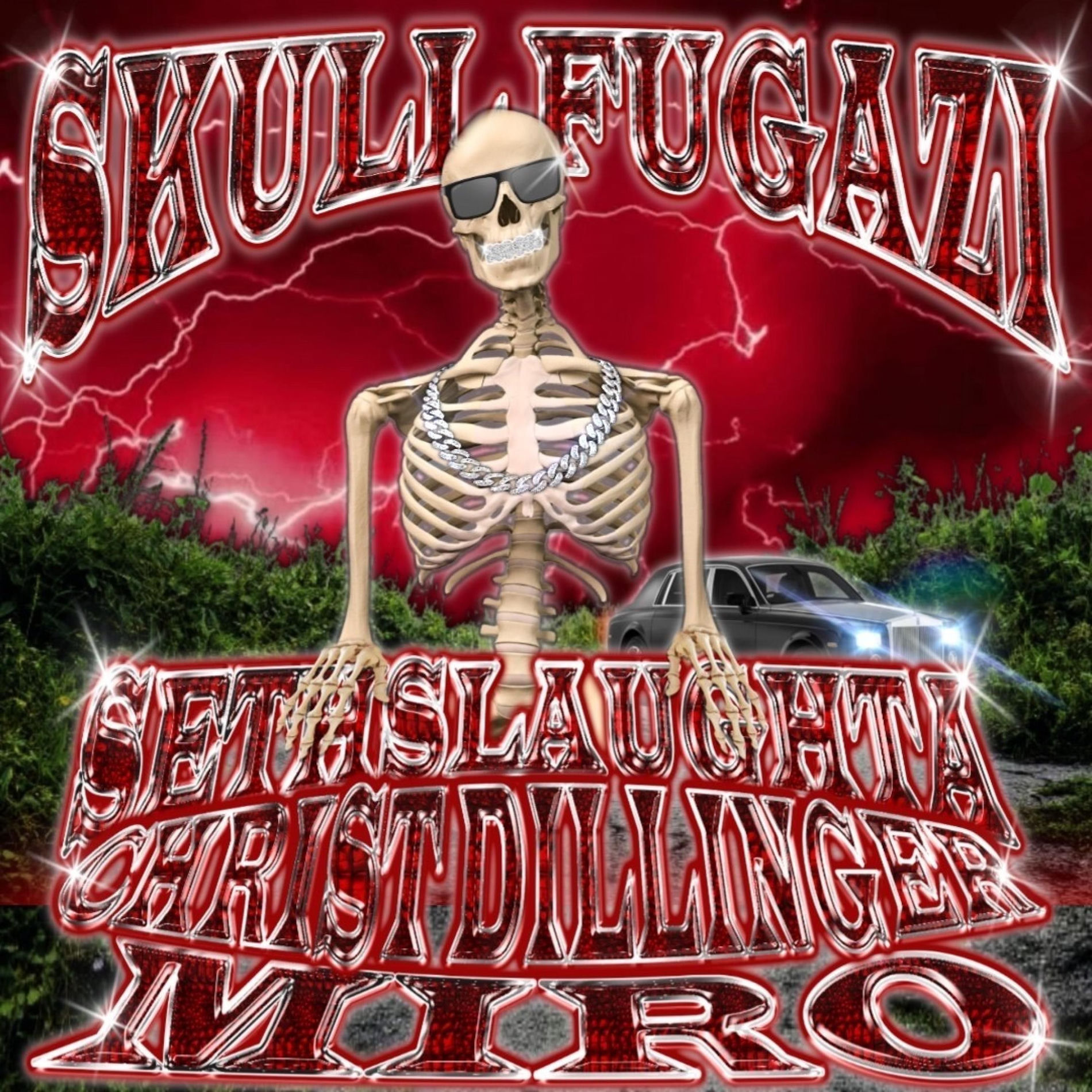 Album cover of SKULL FUGAZI (feat. SLAUGHTASETH, MIRO @zombieprty & CHRIST DILLINGER)