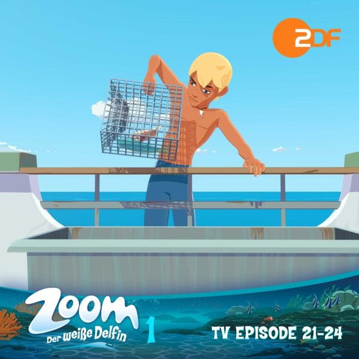 Album cover of Zoom - Der weiße Delfin: TV Episode 21-24 (Das Original-Hörspiel zur TV-Serie)