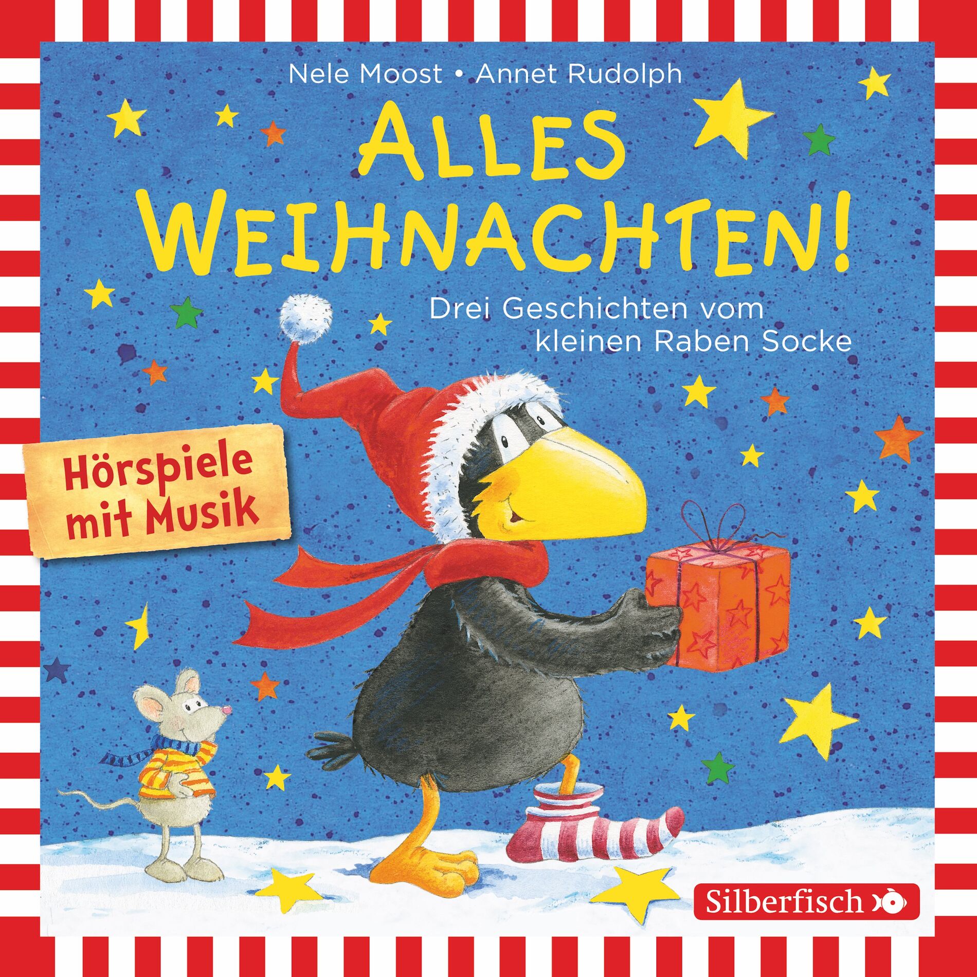 Album cover of Alles Weihnachten!: Alles Advent!, Alles gebacken!, Alles verschenkt! (Der kleine Rabe Socke) (Drei Geschichten vom kleinen Raben Socke)