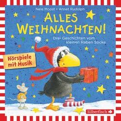 Cover of Alles Weihnachten!: Alles Advent!, Alles gebacken!, Alles verschenkt! (Der kleine Rabe Socke) (Drei Geschichten vom kleinen Raben Socke)