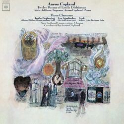 Cover of Copland: 12 Poems of Emily Dickinson & Las Agachadas & In the Beginning