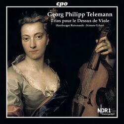 Cover of Telemann: Trios pour le dessus de viole