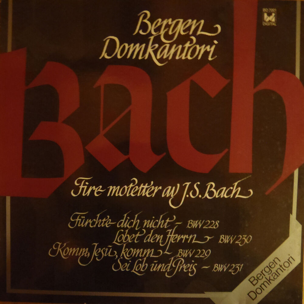 Picture of Fire Motetter Av J.S.Bach