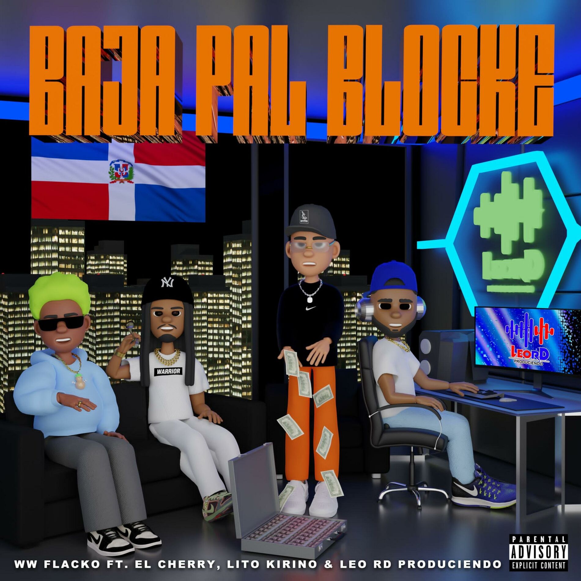 Album cover of Baja Pal Bloque (feat. El Cherry Scom & Lito Kirino)