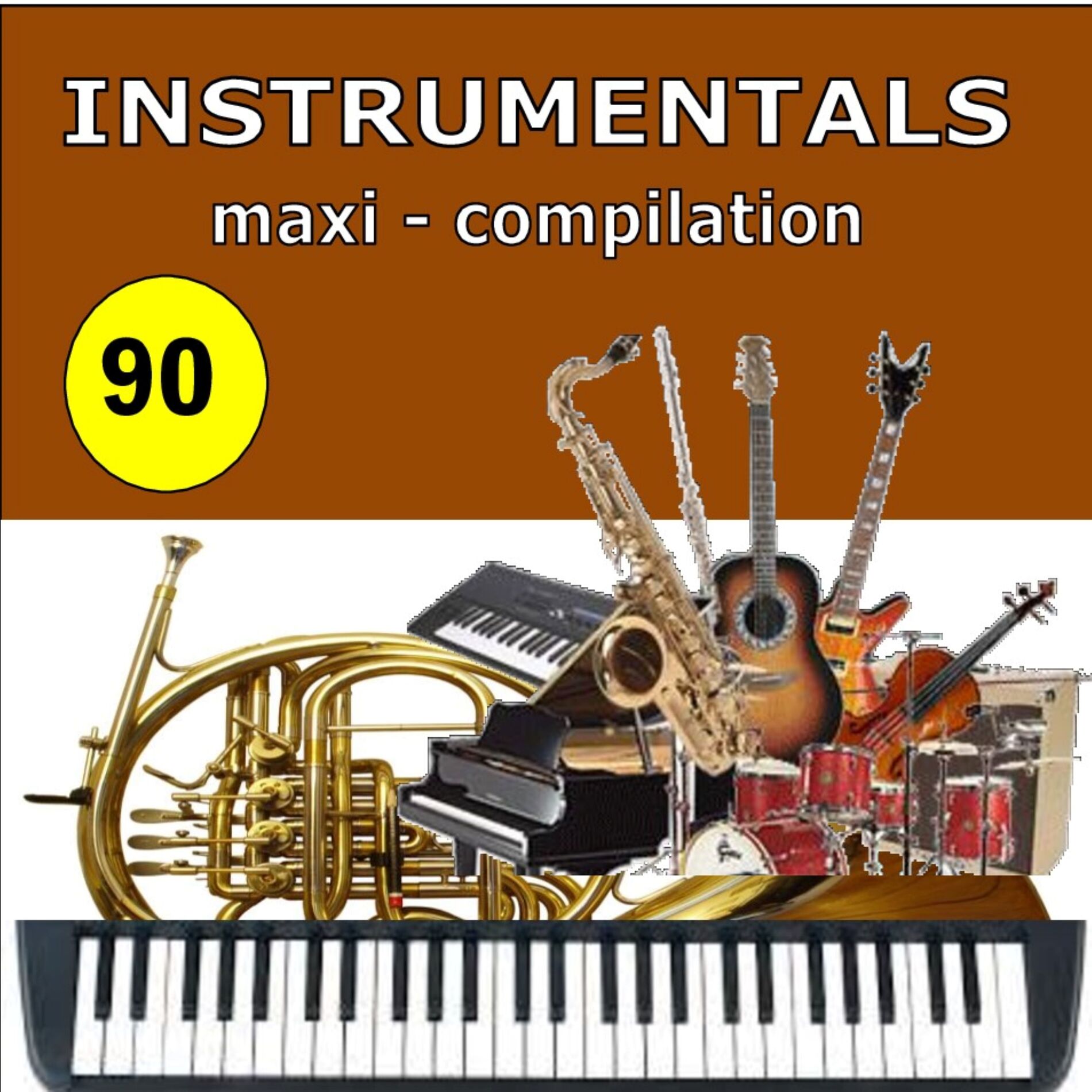 Album cover of Instrumentals Maxi-Compilation 90