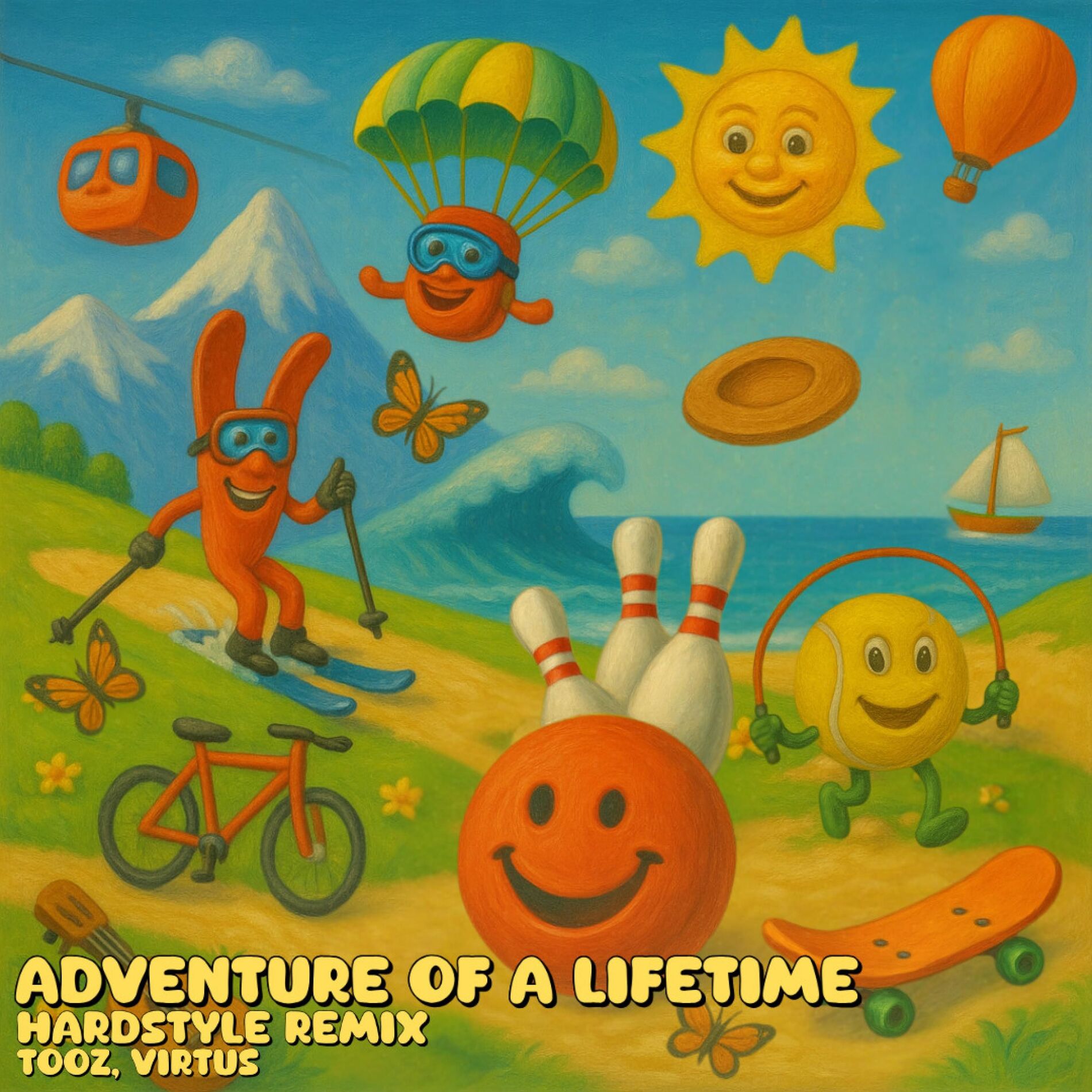 Album cover of Adventure of a Lifetime (Hardstyle)
