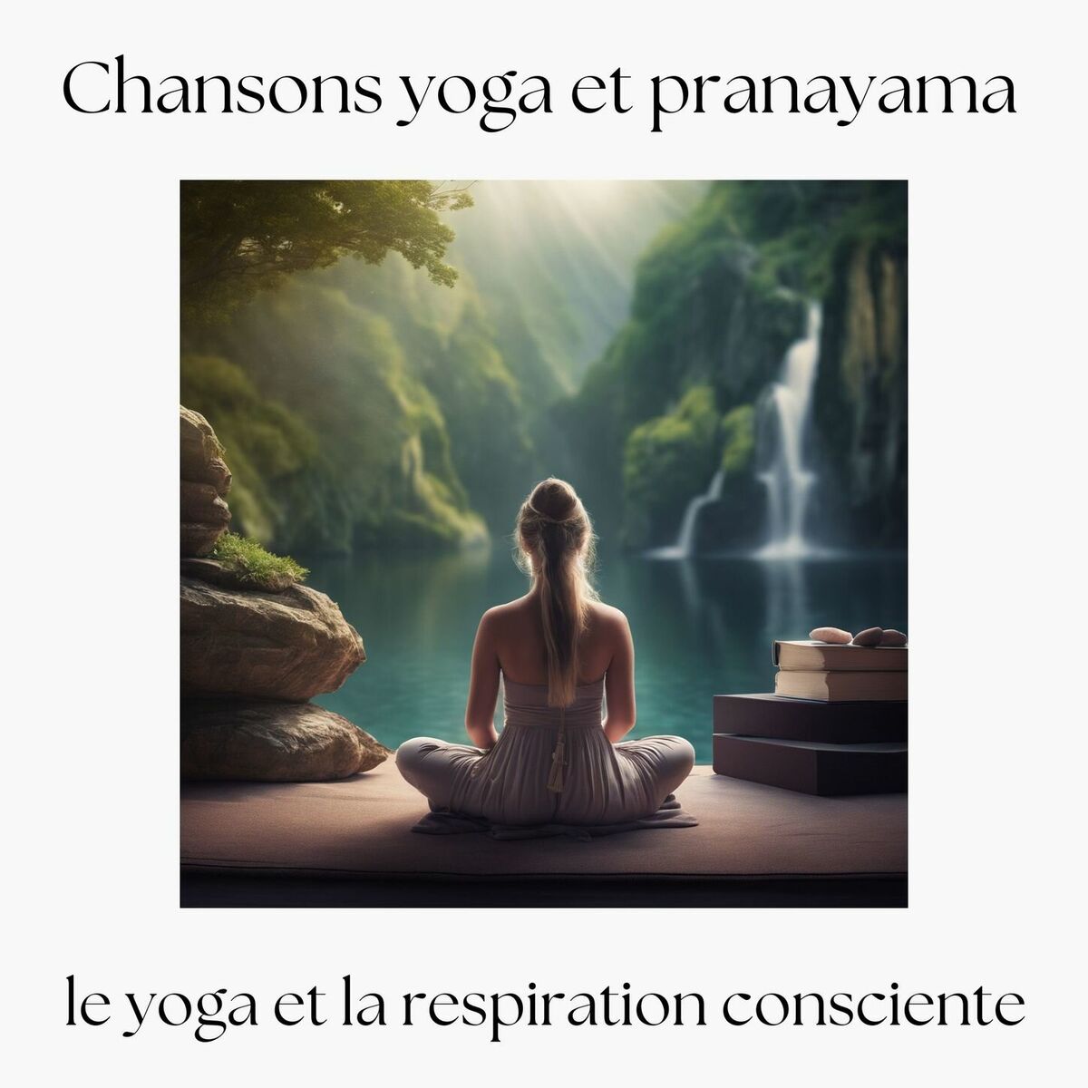 Album cover of Chansons yoga et pranayama - Chansons paisibles et sons angéliques pour le yoga et la respiration consciente