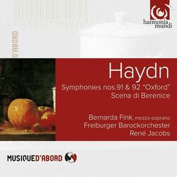 Cover of Haydn: Symphonies No. 91 & 92 "Oxford" & Scena di Berenice