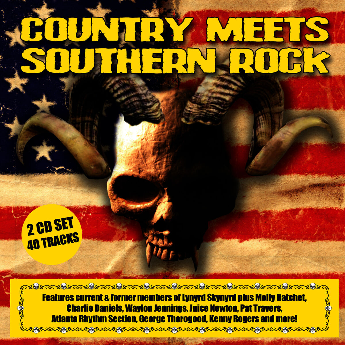 Album cover of Country Meets Southern Rock