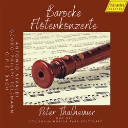 Cover of C.P.E. Bach, Vivaldi & Telemann: Baroque Flute Concertos