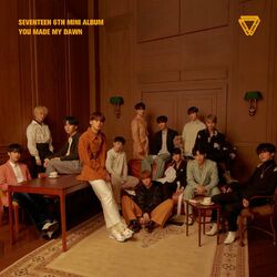 Cover of SEVENTEEN 6th Mini Album 'YOU MADE MY DAWN'