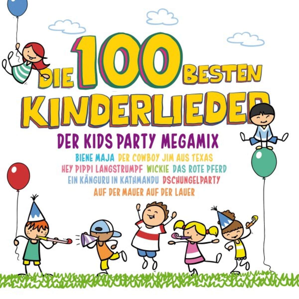 Album cover of Die 100 besten Kinderlieder - Der Kids Party Megamix