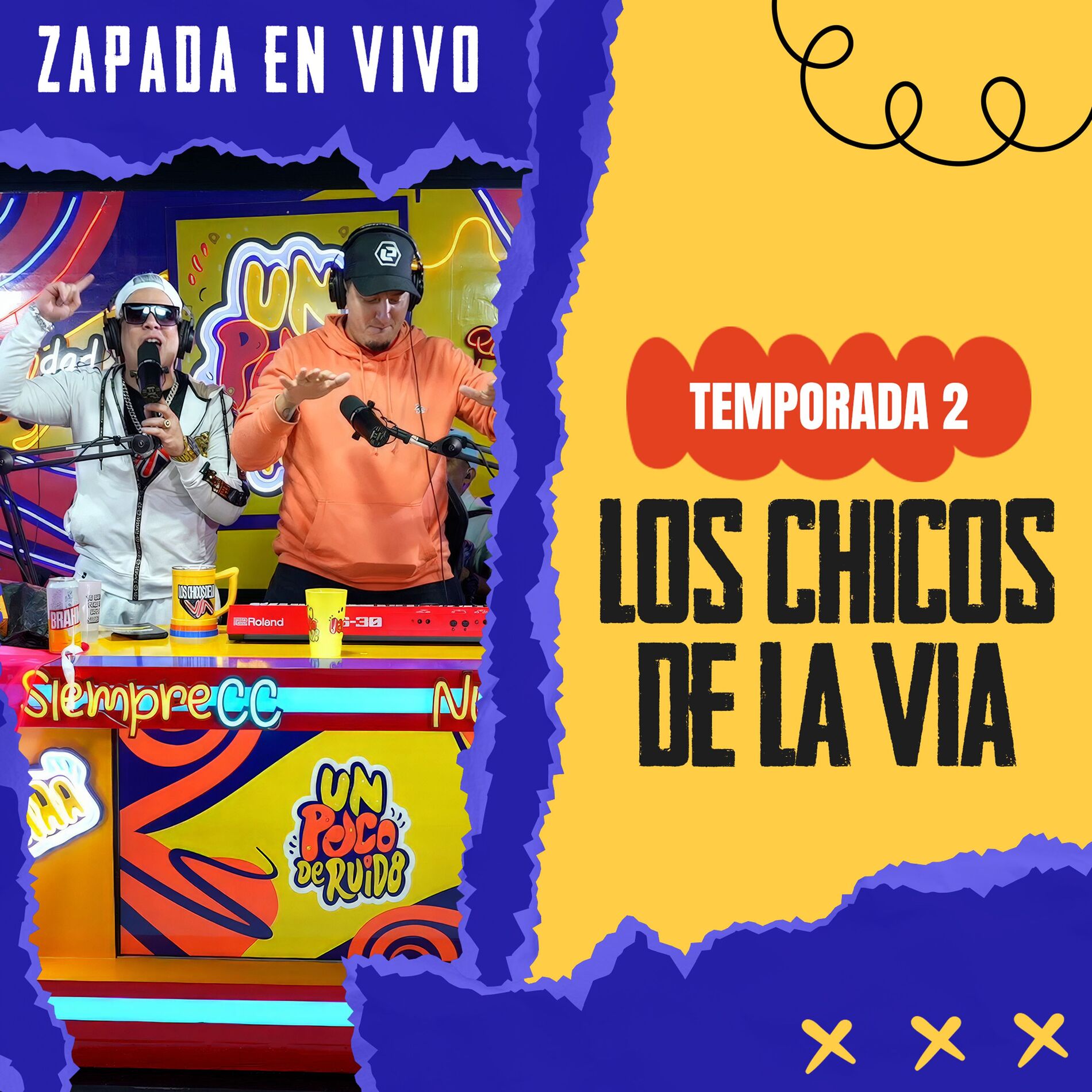 Album cover of LOS CHICOS DE LA VIA / Zapada EN VIVO en UN POCO DE RUIDO!