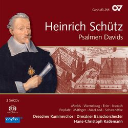 Cover of Heinrich Schütz: Psalmen Davids (Complete Recording Vol. 8)
