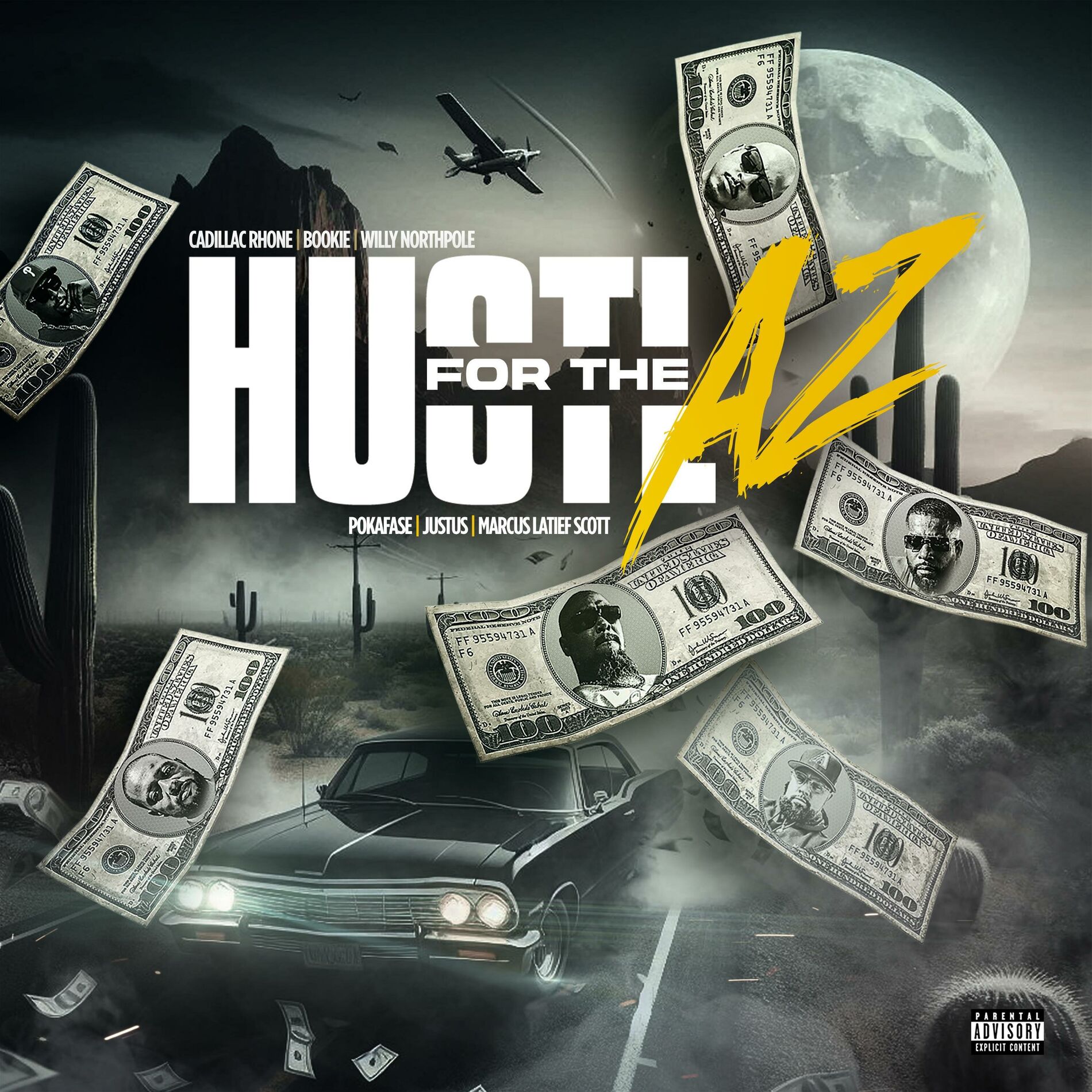 Album cover of For The HustlAZ (feat. Marcus Latief Scott, Pokafase & Justus)
