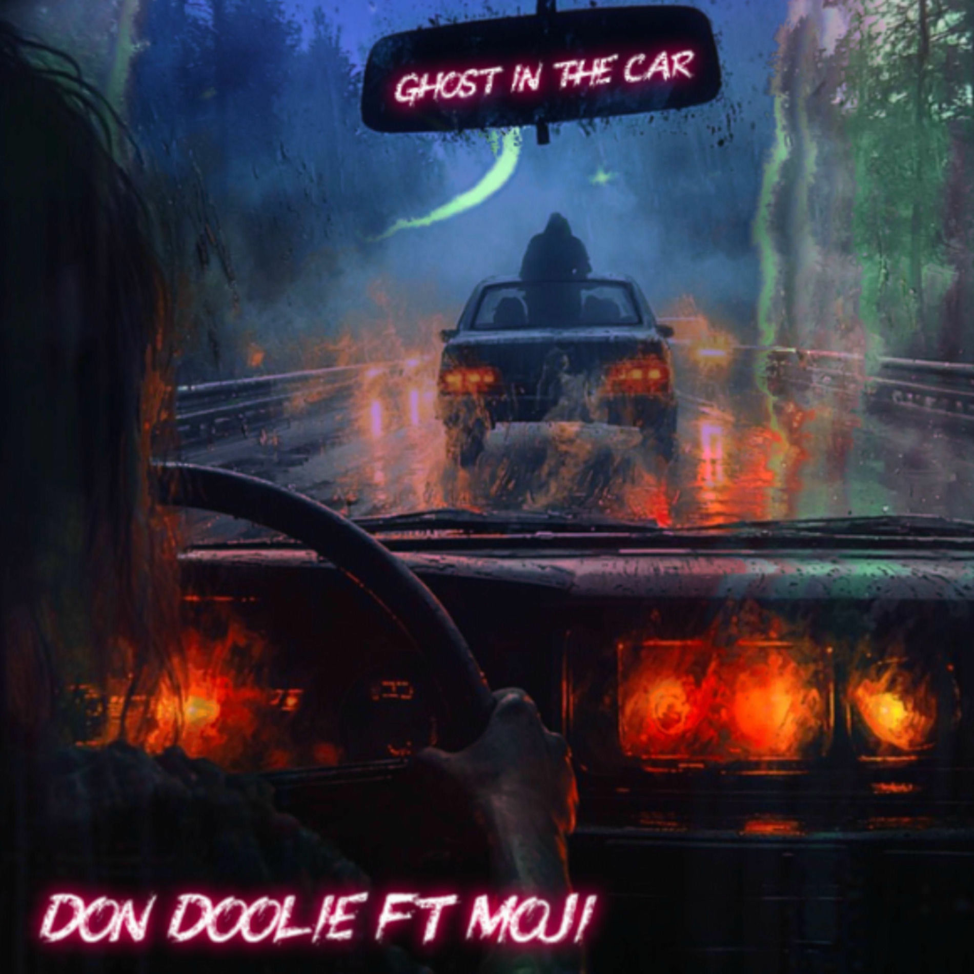 Album cover of Ghost in the car (feat. Moji)