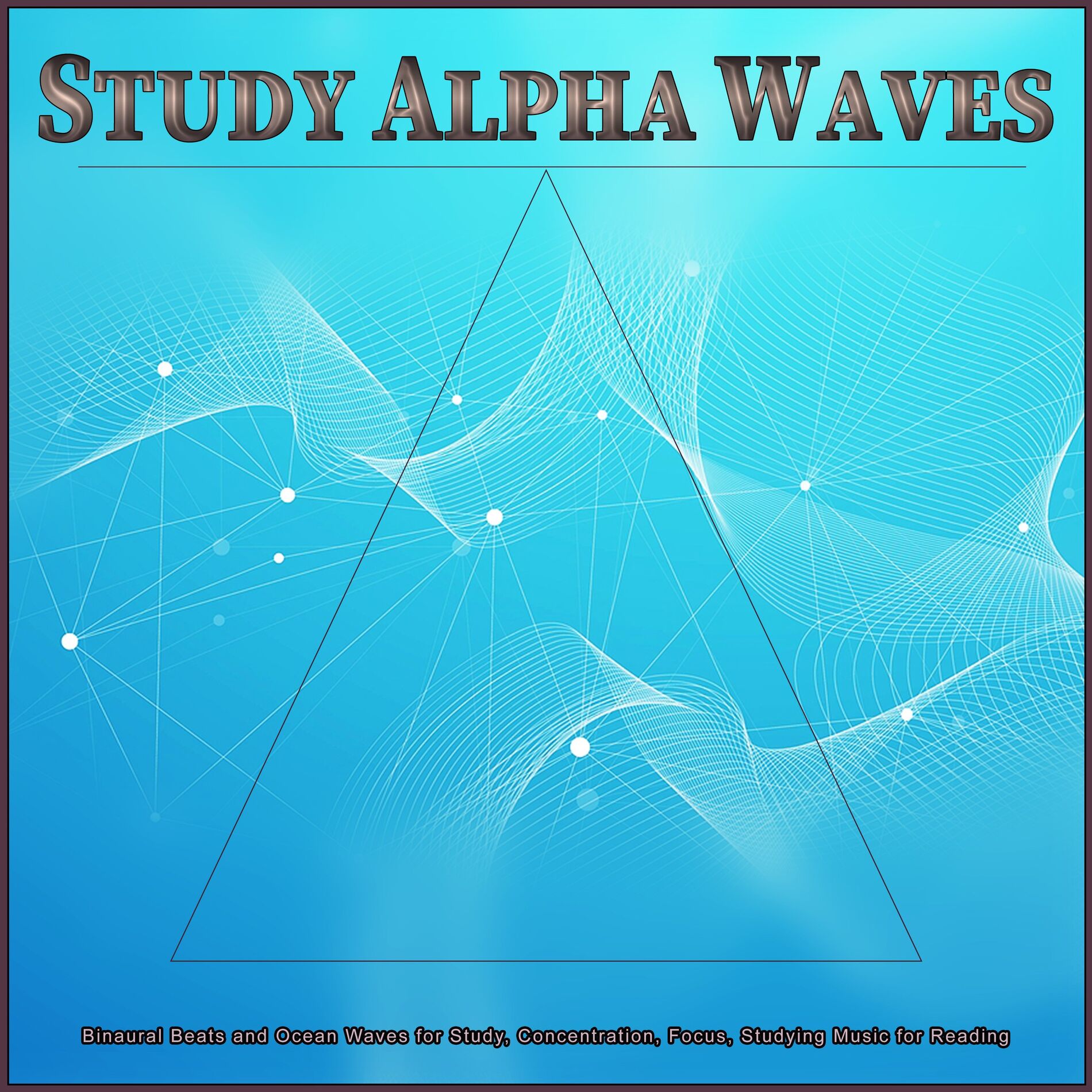 Album cover of Study Alpha Waves: Binaural Beats and Ocean Waves for Study, Concentration, Focus, Studying Music for Reading