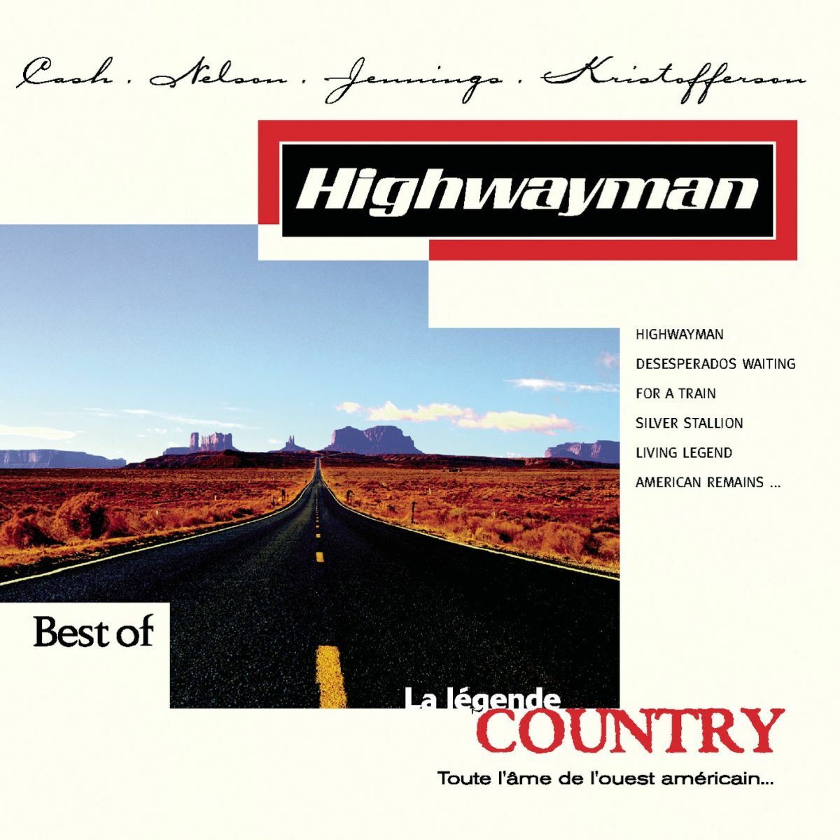 Album cover of Highwayman La Légende Country