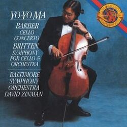 Cover of Barber: Cello Concerto; Britten: Symphony for Cello & Orchestra (Remastered)