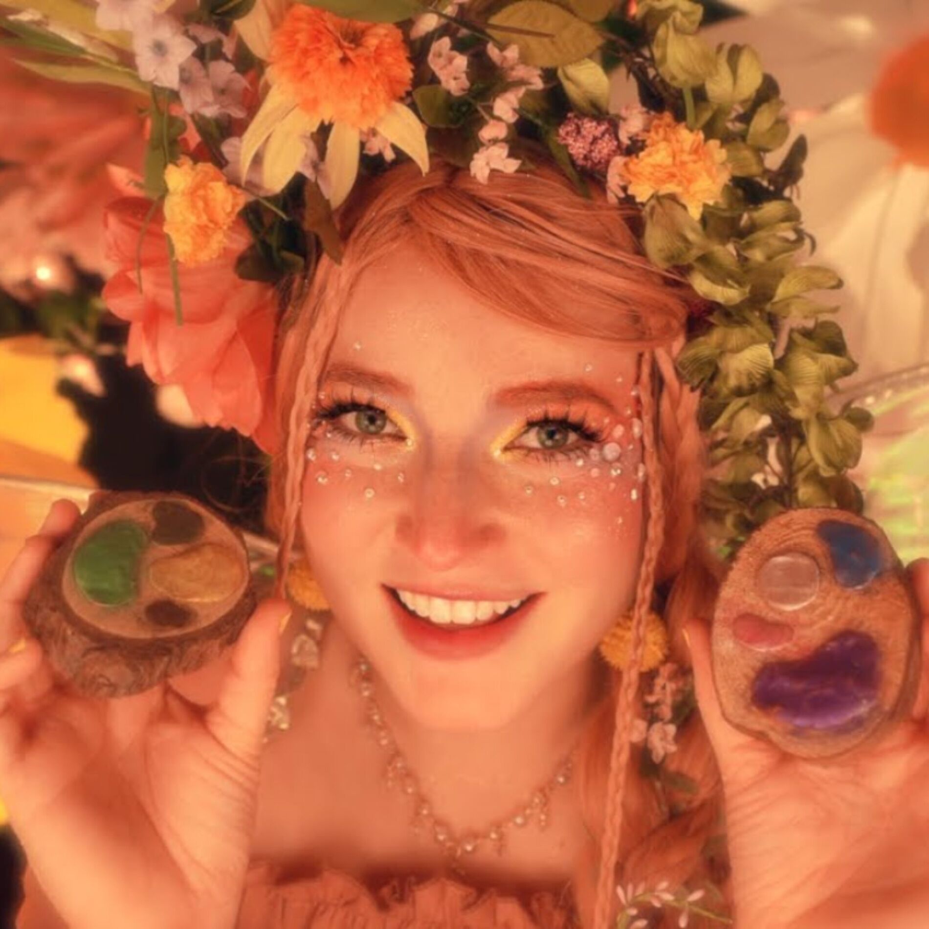 Album cover of ASMR Playful Spring Fairy Gives You a Makeover
