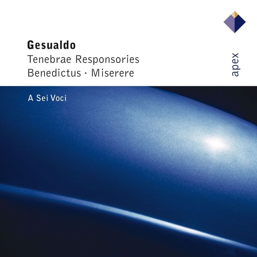 Picture of Gesualdo : Tenebrae responsories, Benedictus & Miserere (- Apex)