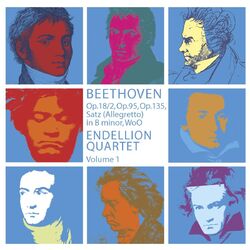 Cover of Beethoven: String Quartets Op. 18 No. 2, Op. 95 "Quartetto Serioso", Op. 135 & Allegretto "Pencarrow"