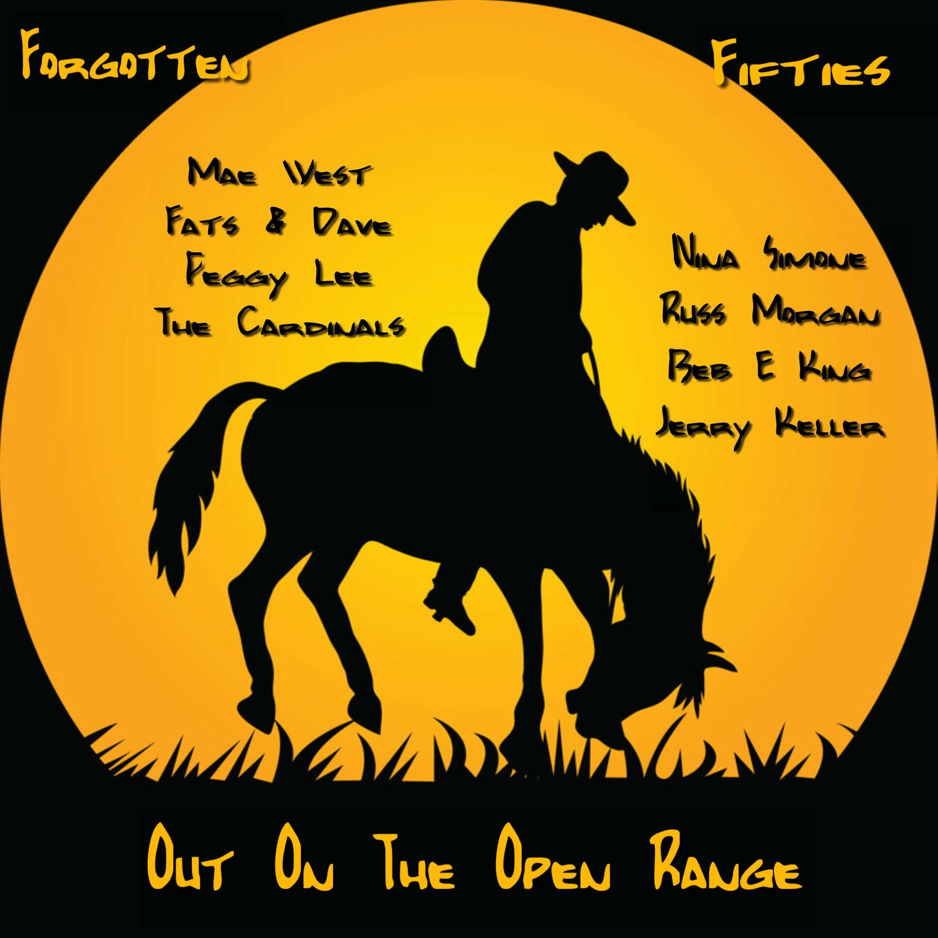 Album cover of Out on the Open Range (Forgotten Fifties)