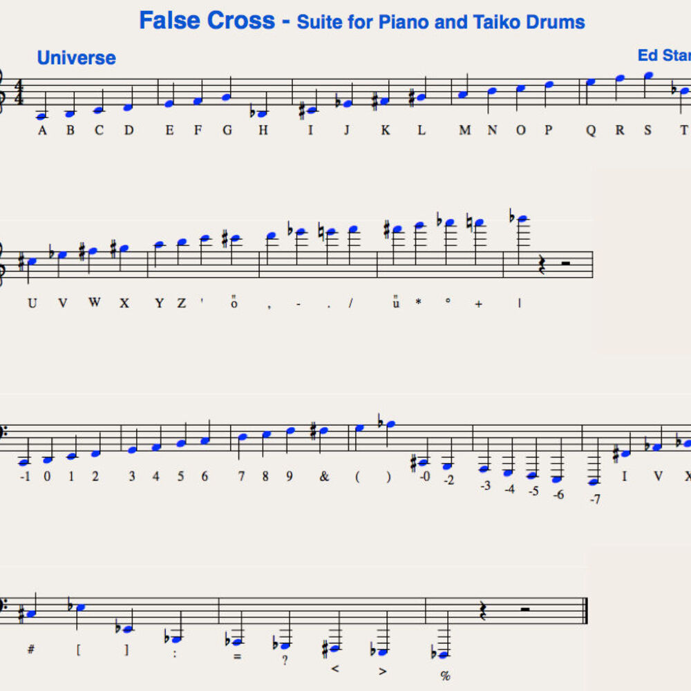 Picture of False Cross - Suite For Piano and Taiko Drums