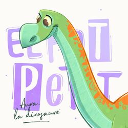 Cover of Aura, la Dinosaure