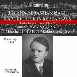 Cover of J.S. Bach: Choral Works (Rehearsals) [Live]