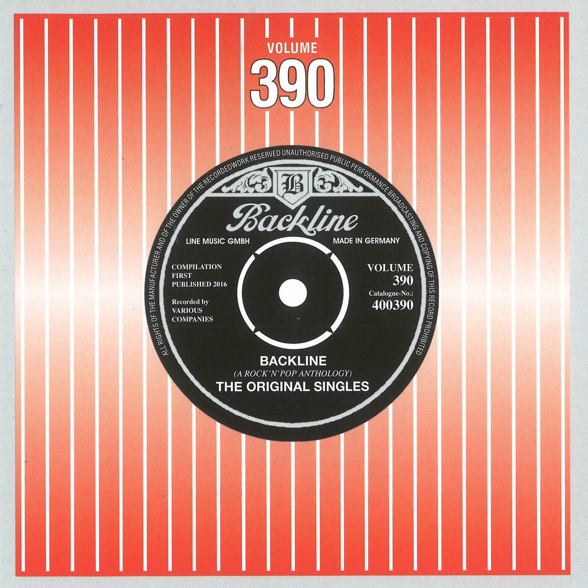 Album cover of Backline, Vol. 390